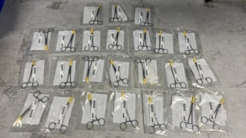 LOT OF SYMMETRY CRILE ARTERY FORCEPS