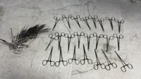 LOT OF HALSTED-MOSQUITO FORCEPS