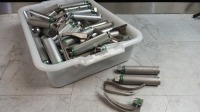 LOT OF LARYNGOSCOPE BLADES & HANDLES