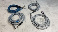 LOT OF FIBER OPTIC LIGHT CABLES