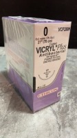 ETHICON INC. ANTIBACTERIAL UNDYED BRAIDED POLYGLACTIN 910, SYNTHETIC ABSORBABLE SUTURE EXP DATE: 01/31/2022 LOT #: LB2889 REF #: VCP280H QUANTITY: 1 PACKAGE TYPE: EACH QTY IN PACKAGE: 1