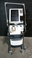 NELLCOR PURITAN BENNETT 840 VENTILATOR WITH AIR COMPRESSOR ON ROLLING STAND (BILEVEL,TC,V V+,PAV+)