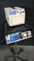 RESPIRONICS, INC. BIPAP S/T-D 30 VENTILATOR ON ROLLING STAND