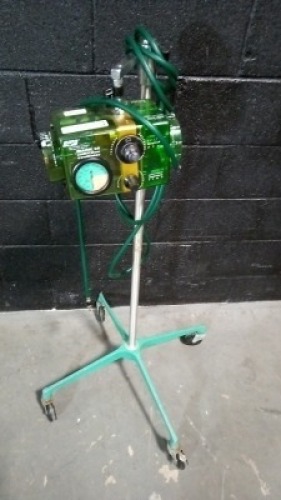 BIRD MARK 14 RESPIRATOR ON ROLLING STAND