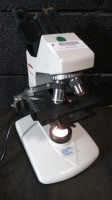 S/P LAB MICROSCOPE W/EYEPIECE & 4 OBJECTIVES (100X, 40X, 10X, 4X)