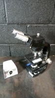 BAUSCH & LOMB LAB MICROSCOPE W/EYEPIECE & 4 OBJECTIVES (100X, 40X, 10X, 4X)