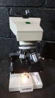 WESCO LAB MICROSCOPE WITH OBJECTIVES (100,40,10,4)