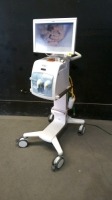 DRAGER BABYLOG VN500 VENTILATOR ON ROLLING STAND (SW 2.10)