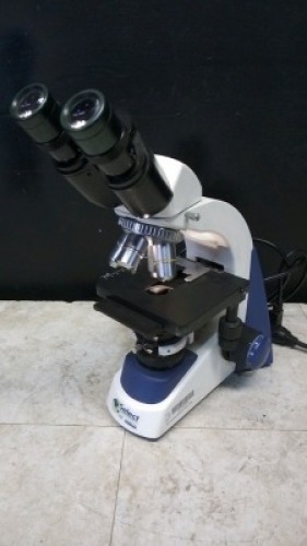 UNICO G380 LAB MICROSCOPE WITH 2 EYEPIECES AND 4 OBJECTIVES (4, 10, 40, 100)