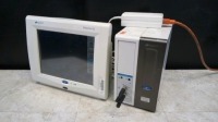 SPACELABS 91370/91387 ULTRAVIEW SL PATIENT MONITOR WITH MODULE RACK AND MODULE (Q-BAND)