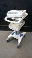 MORTARA ELI 350 ECG/EKG MACHINE ON ROLLING CART (PARTS UNIT)