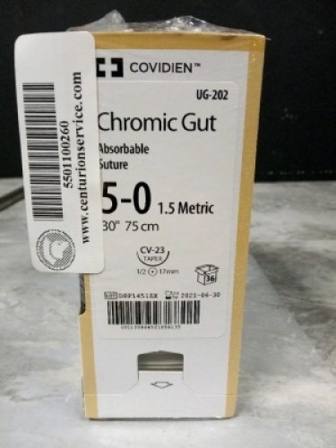 COVIDIEN 5-0 UG-202 CHROMIC GUT (EXP: 2021/6)