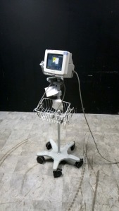 PHILIPS MP5SC PATIENT MONITOR ON ROLLING STAND
