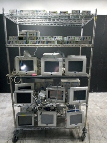 SPACE LABS LOT OF PATIENT MONITORS AND MODULES