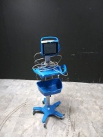 GE DINAMAP VC150 VITAL SIGN MONITOR ON ROLLING STAND