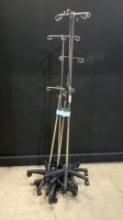 LOT OF IV POLES