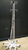 LOT OF IV POLES