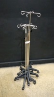 LOT OF IV POLES