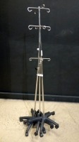 LOT OF IV POLES