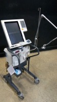 NELLCOR PURITAN BENNET 840 VENTILATOR WITH NEOFLOW ON ROLLING STAND (BILEVEL, NEOMODE, TC, VV+, RM, PAV+, TRENDING, LC) (SERIAL NO. 3510040704)