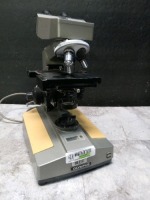 OLYMPUS BH LAB MICROSCOPE WITH 3 OBJECTIVES (100,40,10)