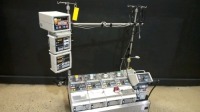 TERUMO/SARNS MODULAR 8000 BLOOD PERFUSION SYSTEM WITH 4 ROLLER PUMPS SAFETY, ARTERIAL, CARDIOPLEGIA MONITORS & CENTRIFUGAL CONTROL MODULE
