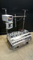 TERUMO/SARNS MODULAR 8000 BLOOD PERFUSION SYSTEM WITH 5 ROLLER PUMPS SAFETY & ARTERIAL MONITORS