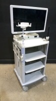 OLYMPUS ENDOSCOPY CART WITH PANASONIC EJ-MLA32 MONITOR