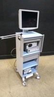 BOSTON SCIENTIFIC ENDOSCOPY SYSTEM TO INCLUDE SPYGLASS CAMERA CONTROL UNIT, LIGHT SOURCE & IRRIGATION PUMP ON CART