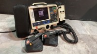 MEDTRONIC/PHYSIO-CONTROL LIFEPAK 20 BIPHASIC DEFIB WITH PACING, 3 LEAD ECG, SPO2, ANALYZE, PADDLES