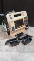 MEDTRONIC/PHYSIO-CONTROL LIFEPAK 12 BIPHASIC DEFIB WITH PACING, 3 LEAD ECG, SPO2, NIBP, ANALYZE, PADDLES, BATTERY