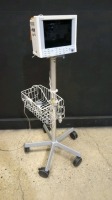 DATASCOPE PASSPORT 2 PATIENT MONITOR ON ROLLING STAND