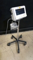 DATASCOPE PASSPORT EL PATIENT MONITOR ON ROLLING STAND