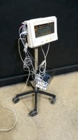 DATASCOPE PASSPORT EL PATIENT MONITOR ON ROLLING STAND