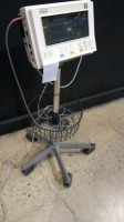 DATASCOPE PASSPORT EL PATIENT MONITOR ON ROLLING STAND