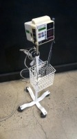 ALARIS/IVAC 4410C PATIENT MONITOR ON ROLLING STAND