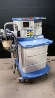 DRAGER FABIUS GS ANESTHESIA MACHINE WITH (3.35A SOFTWARE, VOLUME CONTROL, PRESSURE CONTROL, PRESSURE SUPPORT, SIMV/PS, MAN SPONT)