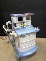 DRAGER FABIUS GS ANESTHESIA MACHINE WITH (3.33A SOFTWARE, VOLUME CONTROL, PRESSURE CONTROL, PRESSURE SUPPORT, MAN SPONT)