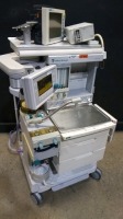 DATEX-OHMEDA AESTIVA/5 ANESTHESIA MACHINE WITH (7900 SMARTVENT, 4.5 PSVPRO SOFTWARE), SIEMENS SC 7000 PATIENT MONITOR & DRAGER SCIO GAS MODULE