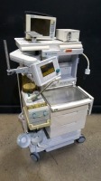 DATEX-OHMEDA AESTIVA/5 ANESTHESIA MACHINE WITH (7900 SMARTVENT, 4.8 PSVPRO SOFTWARE), SIEMENS SC 7000 PATIENT MONITOR & DRAGER SCIO GAS MODULE