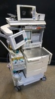 DATEX-OHMEDA AESTIVA/5 ANESTHESIA MACHINE WITH (7900 SMARTVENT, 4.8 PSVPRO SOFTWARE), SIEMENS SC 7000 PATIENT MONITOR & DRAGER SCIO GAS MODULE