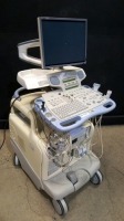 GE VIVID 7 DIMENSION ULTRASOUND MACHINE WITH 2 PROBES (M4S, 9L) (SERIAL NO. 8004V7L) (DOM: 02/2007))