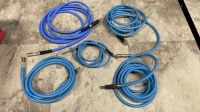 LOT OF FIBER OPTIC LIGHT CABLES