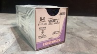 ETHICON REF J405G EXP 01-31-2024 VICRYL VIOLET BRAIDED 8-0 (0.4 METRIC)