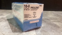 ETHICON PROLENE REF 788G EXP 08-31-2023 (POLYPROPYLENE) SUTURE BLUE MONOFILAMENT CIF-4 10-0 (0.2 METRIC) 8 (20 CM)"