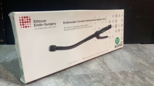 ETHICON ENDO-SURGERY ENDOSCOPIC CURVED INTRALUMINAL STAPLER (ILS) REF RCS33A EXP: 08-31-2021