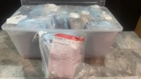 LOT OF VARIOUS OPHTHALMIC PACKS IN DATE (CART NOT INCLUDED)