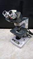 AMERICAN OPTICAL ONE-TEN LAB MICROSCOPE WITH 3 OBJECTIVES (10, 40, 100)