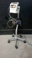 PROTOCOL PROPAQ 102EL VITAL SIGNS MONITOR WITH CABLES (ECG, BP) ON ROLLING STAND