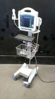 BARD SITE RITE 6 PORTABLE ULTRASOUND SYSTEM WITH 1 PROBE (9770001) ON ROLLING STAND